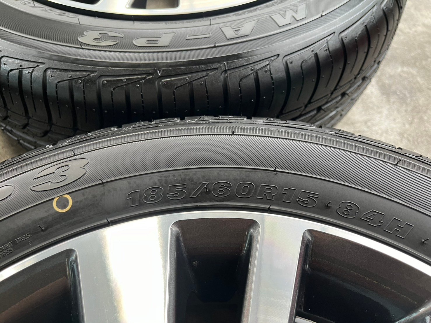 ล้อแม็กป้ายแดง Honda City SV รุ่นใหม่ล่าสุด ขอบ 15 เทาหน้าเงา พร้อมยางใหม่ป้ายแดง 185-60-15 Maxxis ปลายปี 24