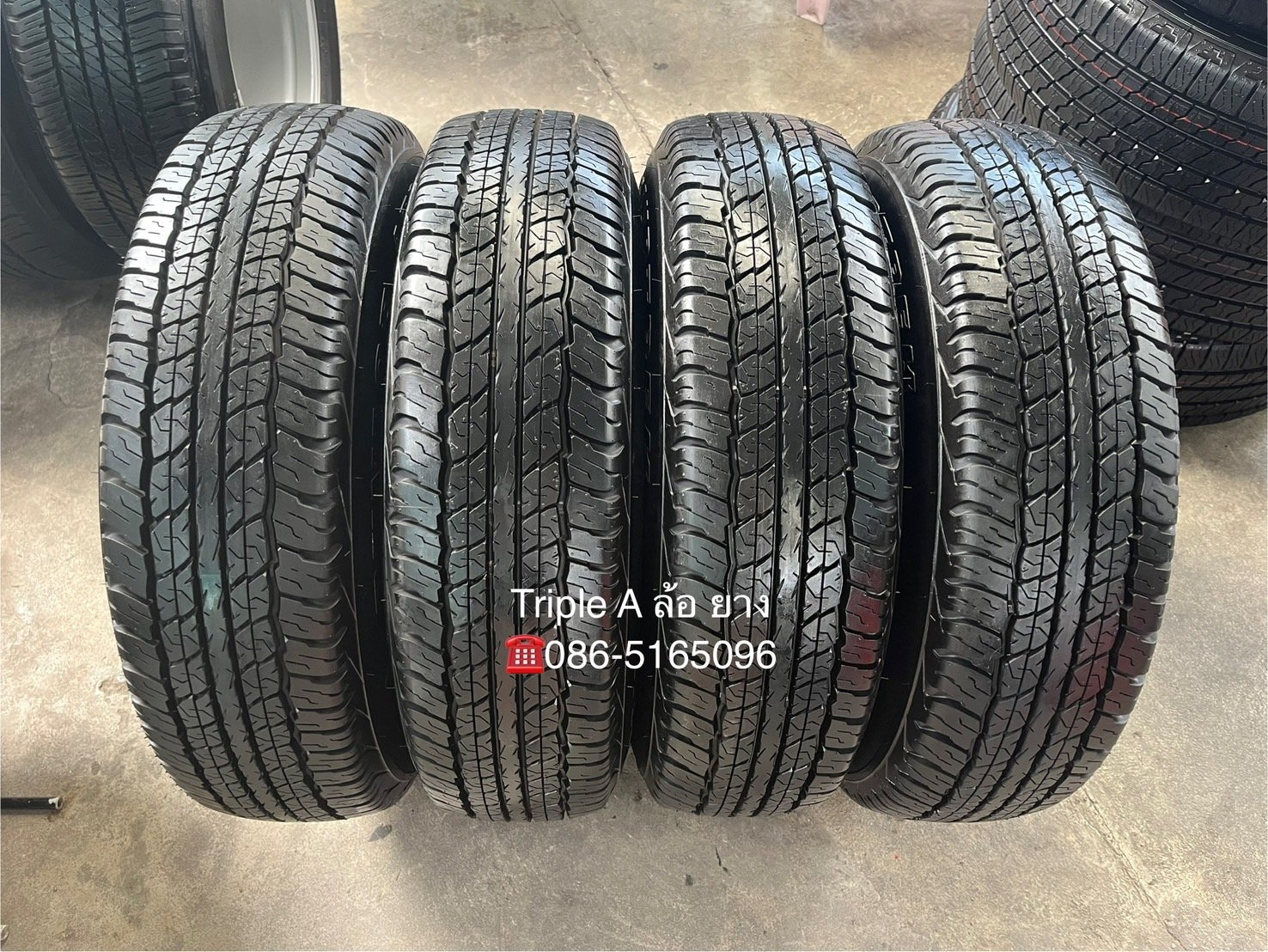 ยางป้ายแดง 205R16 Dunlop เหมาะสำหรับ รถกระบะตัวเตี้ย ,รถกระบะสายบรรทุก