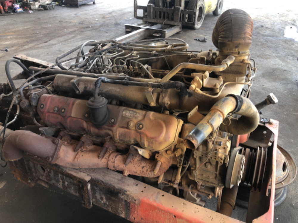 ขายเครื่อง+เกีย ISUZU 10PC-1 ฝาส้ม 10สูบ