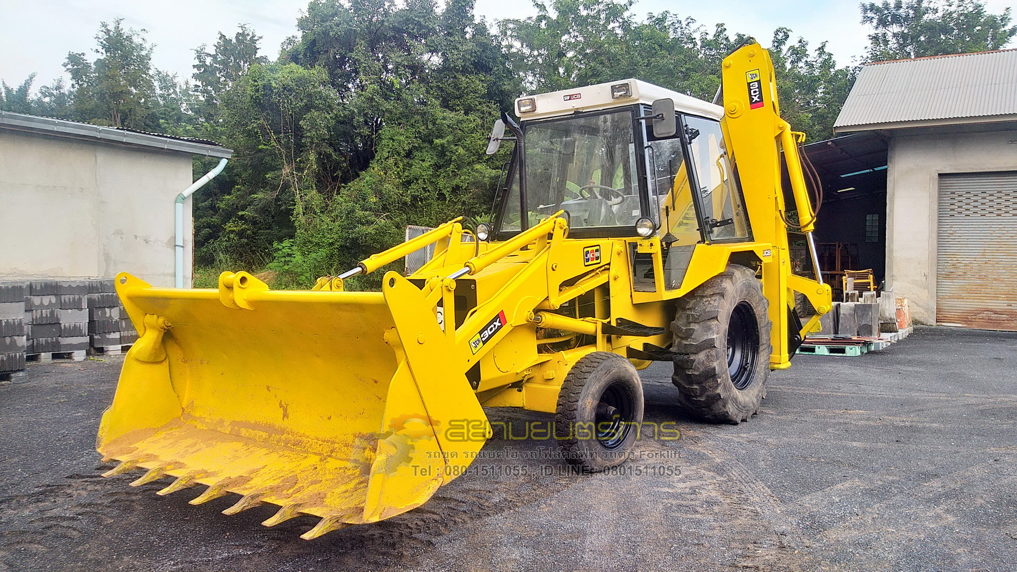 ติดจองชั่วคราวนะครับ  รถตักหน้าขุดหลัง ทำงานได้เอนประสงค์  รถ JCB