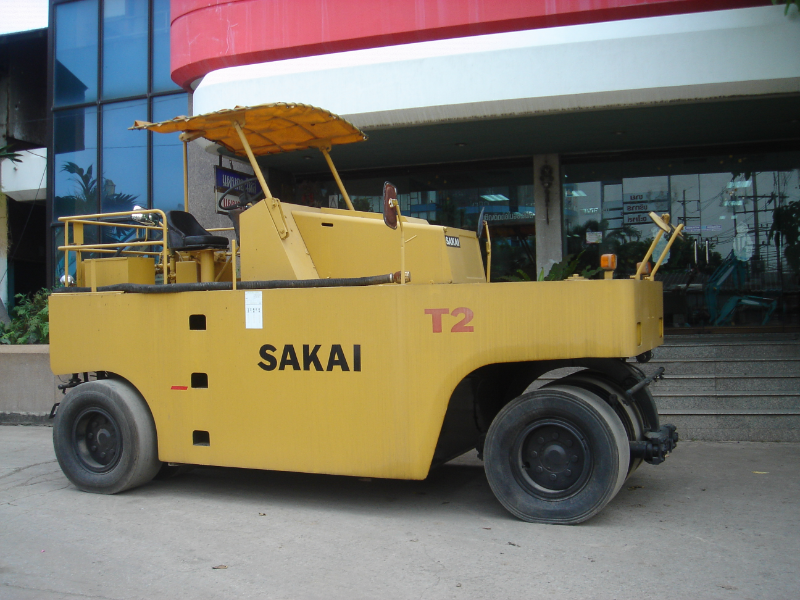 รถบด SAKAI T2 รถญี่ปุ่นไม่เคยทำงานในไทย