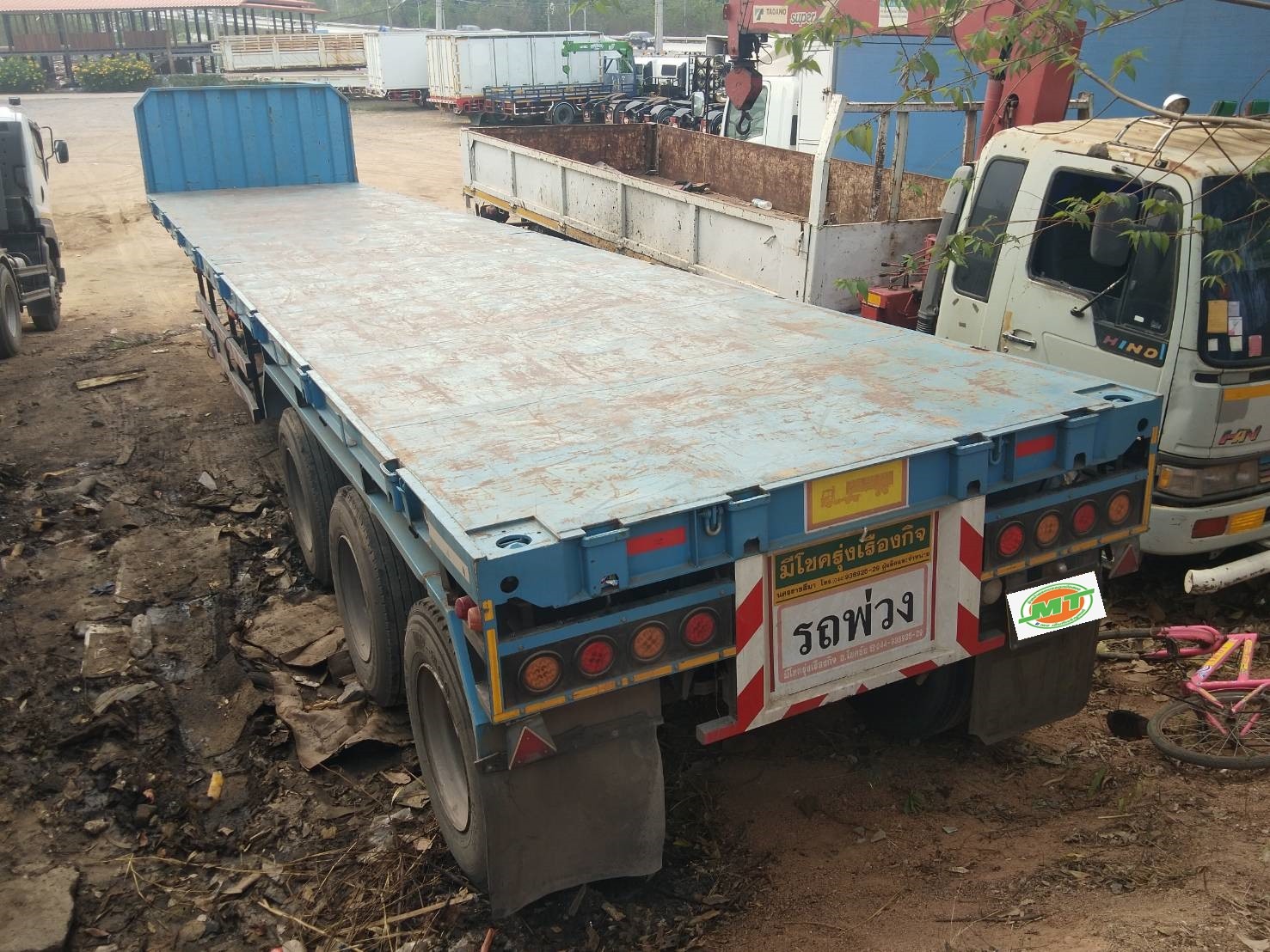 ขาย หางพื้นเรียบ MCK อู่ มีโชค สามเพลา ปี 60