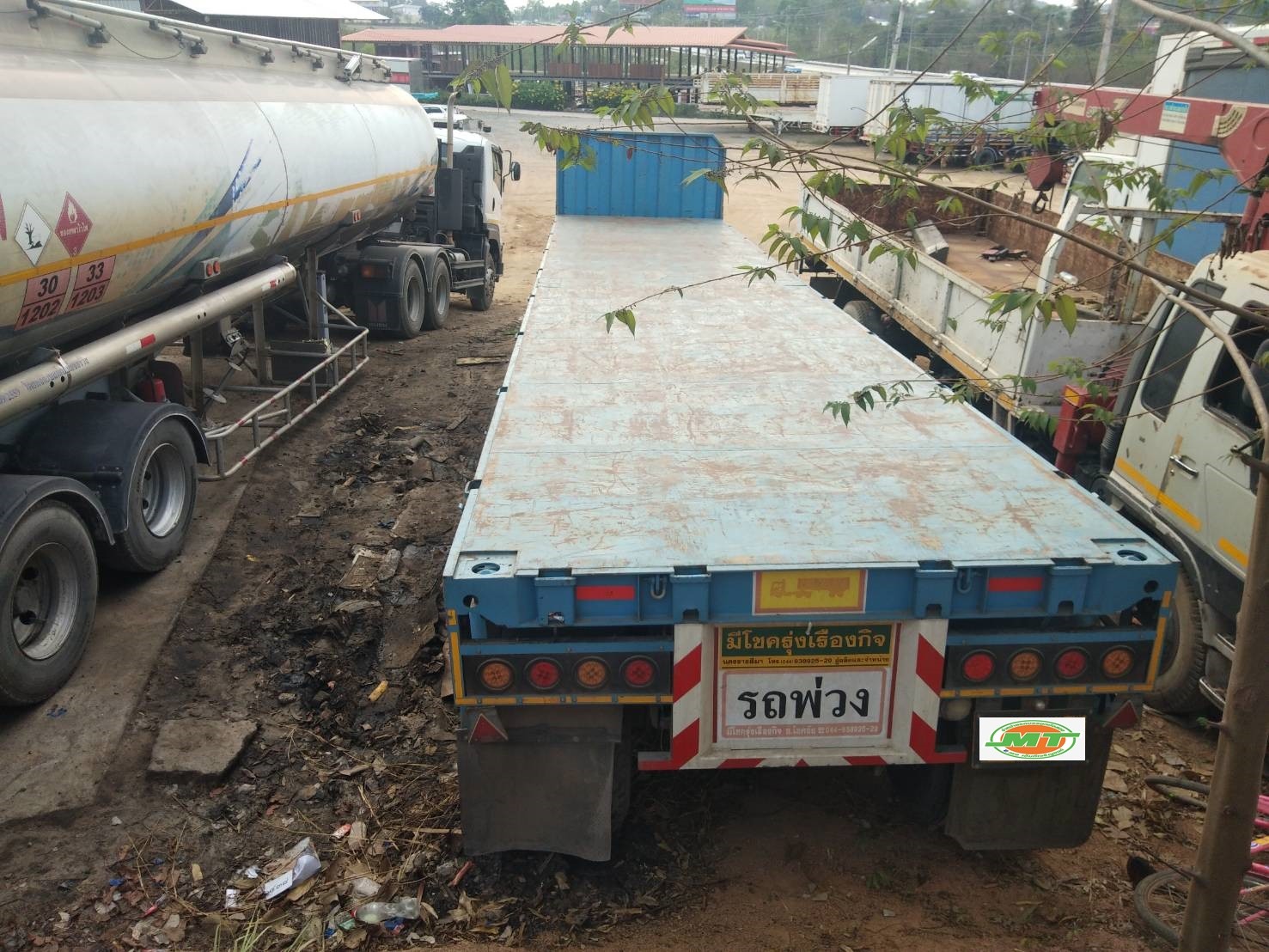 ขาย หางพื้นเรียบ MCK อู่ มีโชค สามเพลา ปี 60