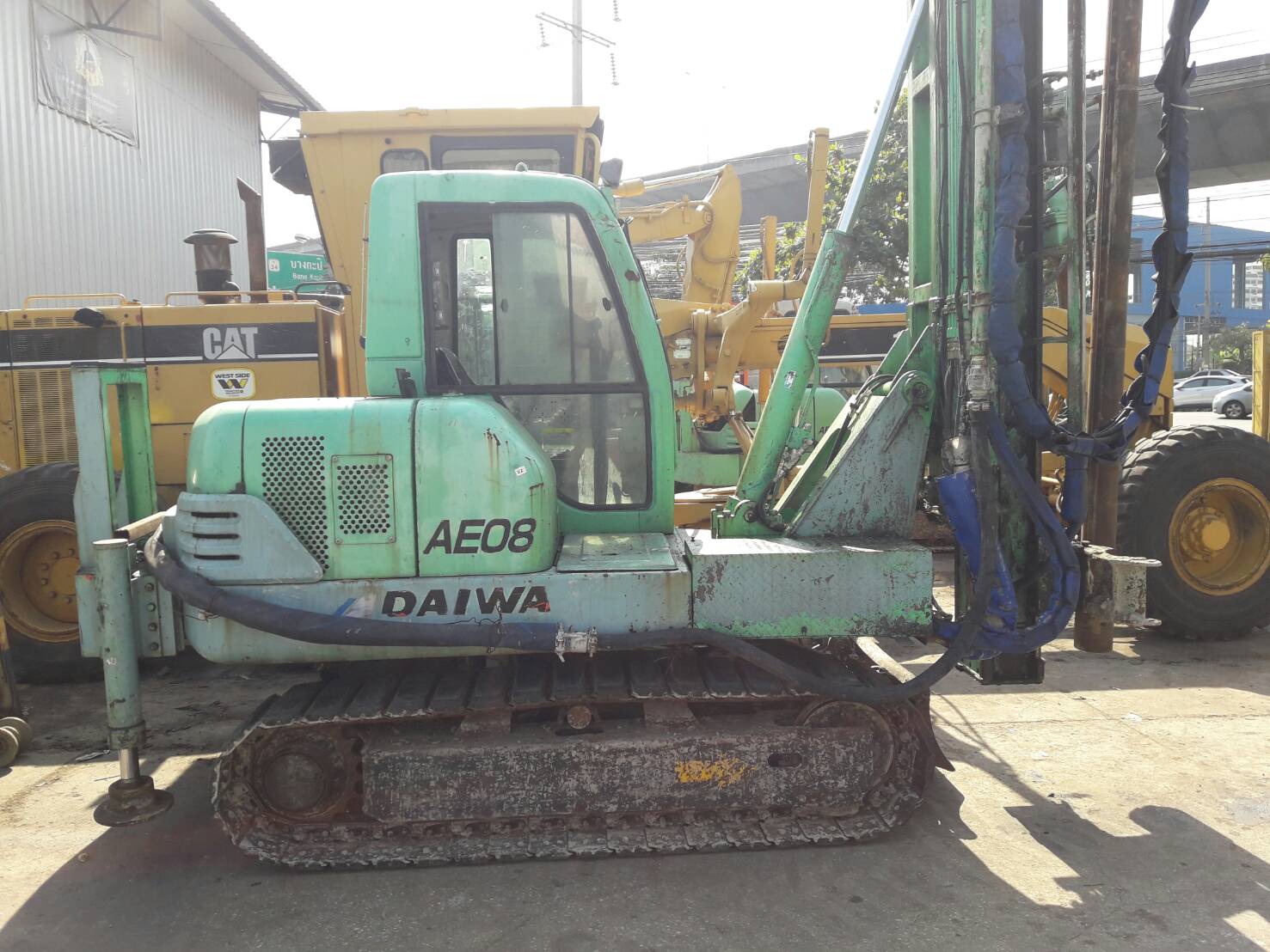 รถเจาะเสาเข็ม ตีนตะขาบ DAIWA รุ่น AE 08 รถเจาะเสาเข็ม ตีนตะขาบ DAIWA รุ่น AE 08