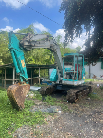 KOMATSU PC75UU เครื่อง ปั้มดี เอวแน่น รถมีรายหัวเจาะ