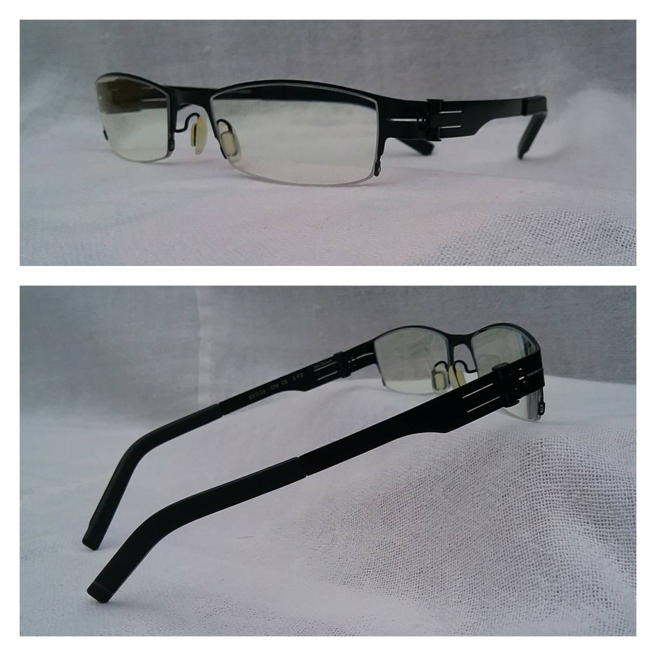 แว่นสายตาระดับ ไฮ-เอนด์ ของประเทศญี่ปุ่น 'โตเกียวสแน็ป!' ทศวรรษ 2010's  กรอบไททาเนียมบริสุทธิ์-สีดำด้าน + โบนัสพิเศษ : เลนส์ บลู โพรเทค มัลติโค้ท ใสปิ๊ง ค่าสายตา +175 ป้องกันแสงสีฟ้าที่เป็นอันตรายได้อย่างสมบูรณ์แบบ Authentic TOKYOSNAP! handmade in Japan