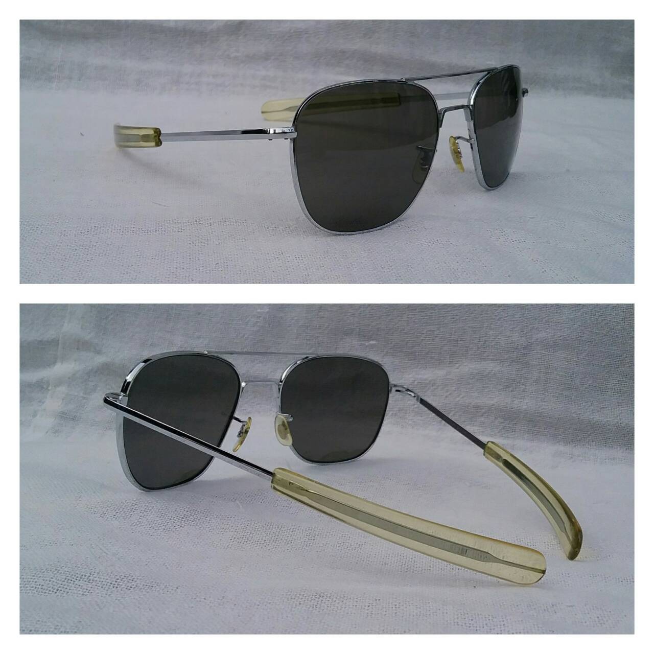 แว่นตาอเมริกันเสืออากาศ มือหนึ่ง ! (NOS / New Old Stock) สต็อคเก่าทศวรรษ 1970's ยุคสร้างชื่อของ 'แรน แว่นตาอเมริกันเสืออากาศ มือหนึ่ง ! (NOS / New Old Stock) สต็อคเก่าทศวรรษ 1970's ยุคสร้างชื่อของ 'แรน