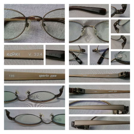 ฉลองพระเนตรแห่งองค์จักรพรรดิ ผู้ให้กำเนิดแว่นตาสายพันธุ์ซาบาเอะ กูกิ-โกกิ มาซูนากะ ทศวรรษ 2010 ไททาเนียมบริสุทธิ์-สีทองด้าน โมเดลโบราณยุคซีวิลวอร์-วงรีเล็ก โบนัสพิเศษ เลนส์บลู โพรเทค มัลติโค้ท ใสปิ๊ง ค่าสายตาบวก 200 ป้องกันแสงสีฟ้าที่เป็นอันตรายได้อย่างสมบูรณ์แบบ Authentic KOOKI handcrafted in Japan