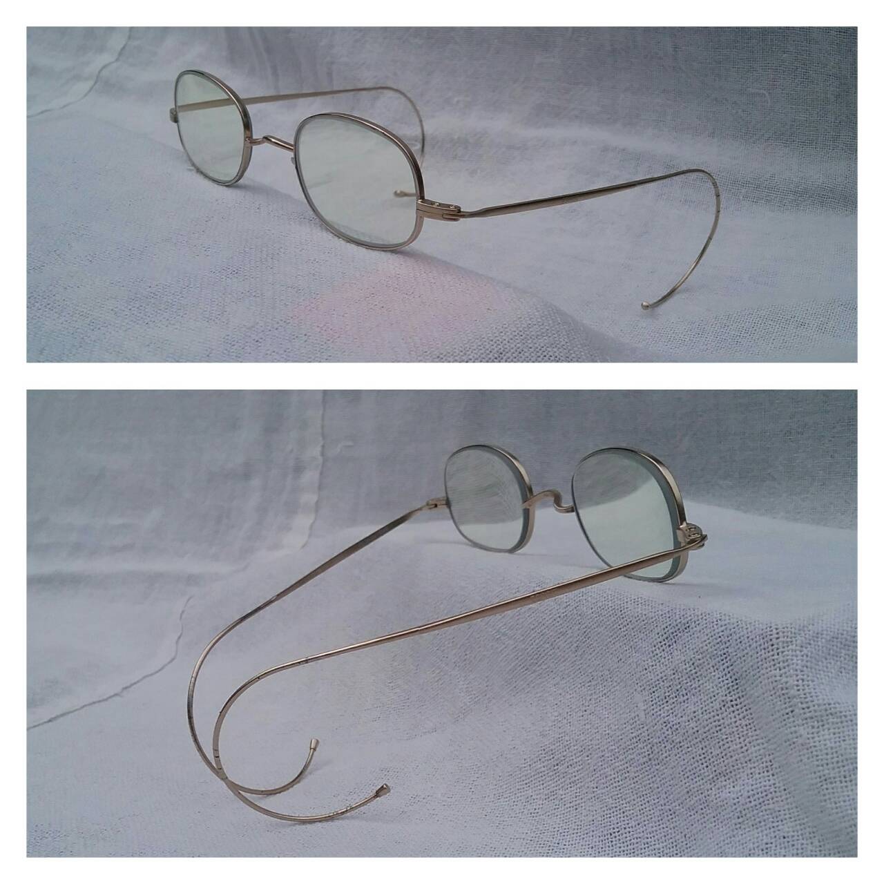 แว่นสายตาอเมริกันทศวรรษ 1990's ***โบนัสพิเศษ : เลนส์ บลู โพรเทค มัลติโค้ท ใสปิ๊ง ค่าสายตา +200  โมเดลคลาสสิคยุควิกตอเรีย 'สี่เหลี่ยมผืนผ้า - วินด์เซอร์'  สภาพวินเทจใช้งานถนอม !  Vintage ESPRIT handmade in the 1990's in USA