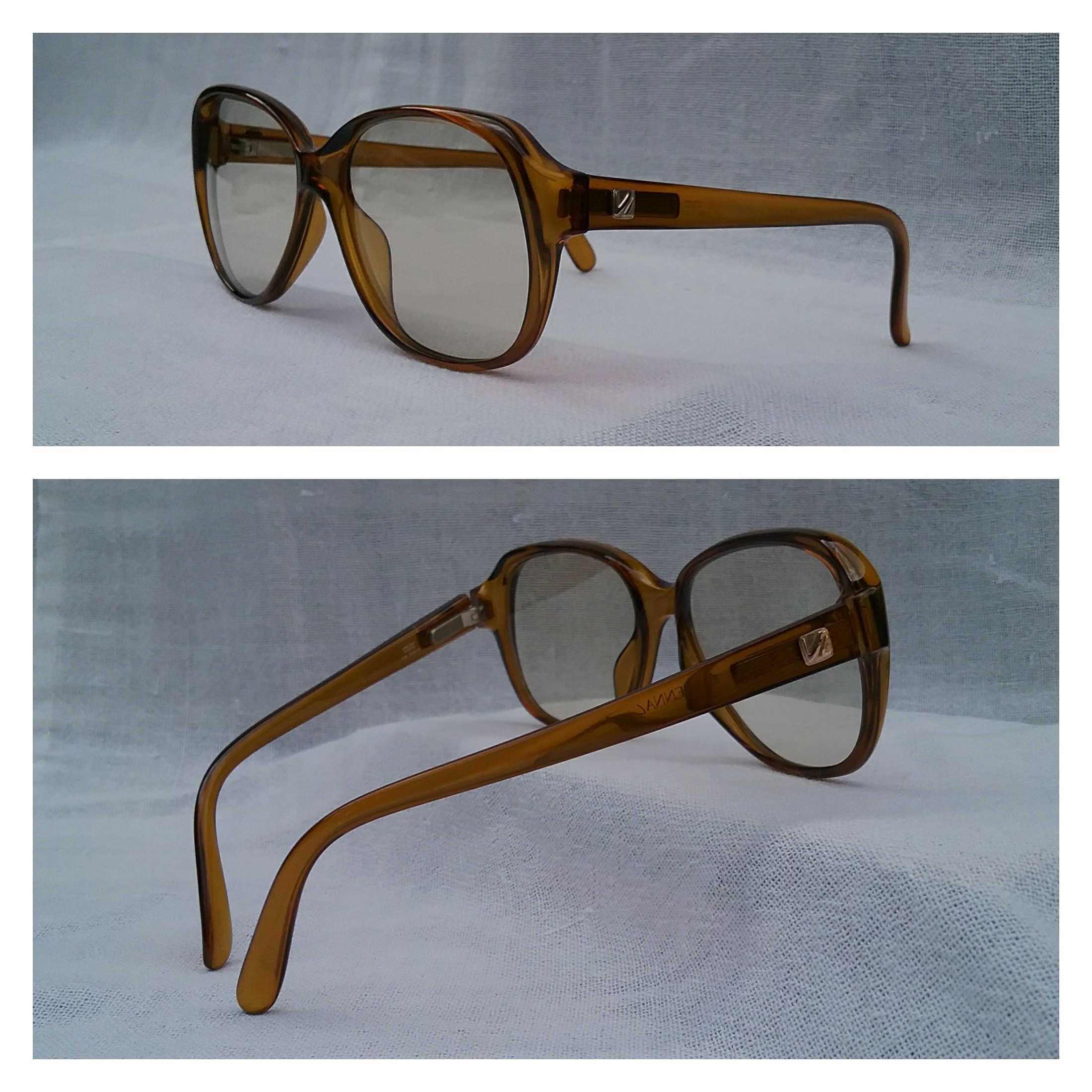 แว่นตาแนว นีโอ-คลาสสิค จากออสเตรีย ดินแดนช่างฝีมือที่ดีที่สุดของโลก เวียนนาไลน์ ทศวรรษ 1980 ราคานักศึกษา กรอบสุดยอดวัสดุ อ็อพทิล-โปร่งแสง เลนส์กระจกคริสตัล สีน้ำตาลอ่อน-สว่าง มองเห็นดวงตาผู้สวมใส่ บานพับสปริงหลัง-Back Spring Hinge ยืดหยุ่นได้ทุกขนาดใบหน้า Vintage VIENNALINE Handmade in Austria