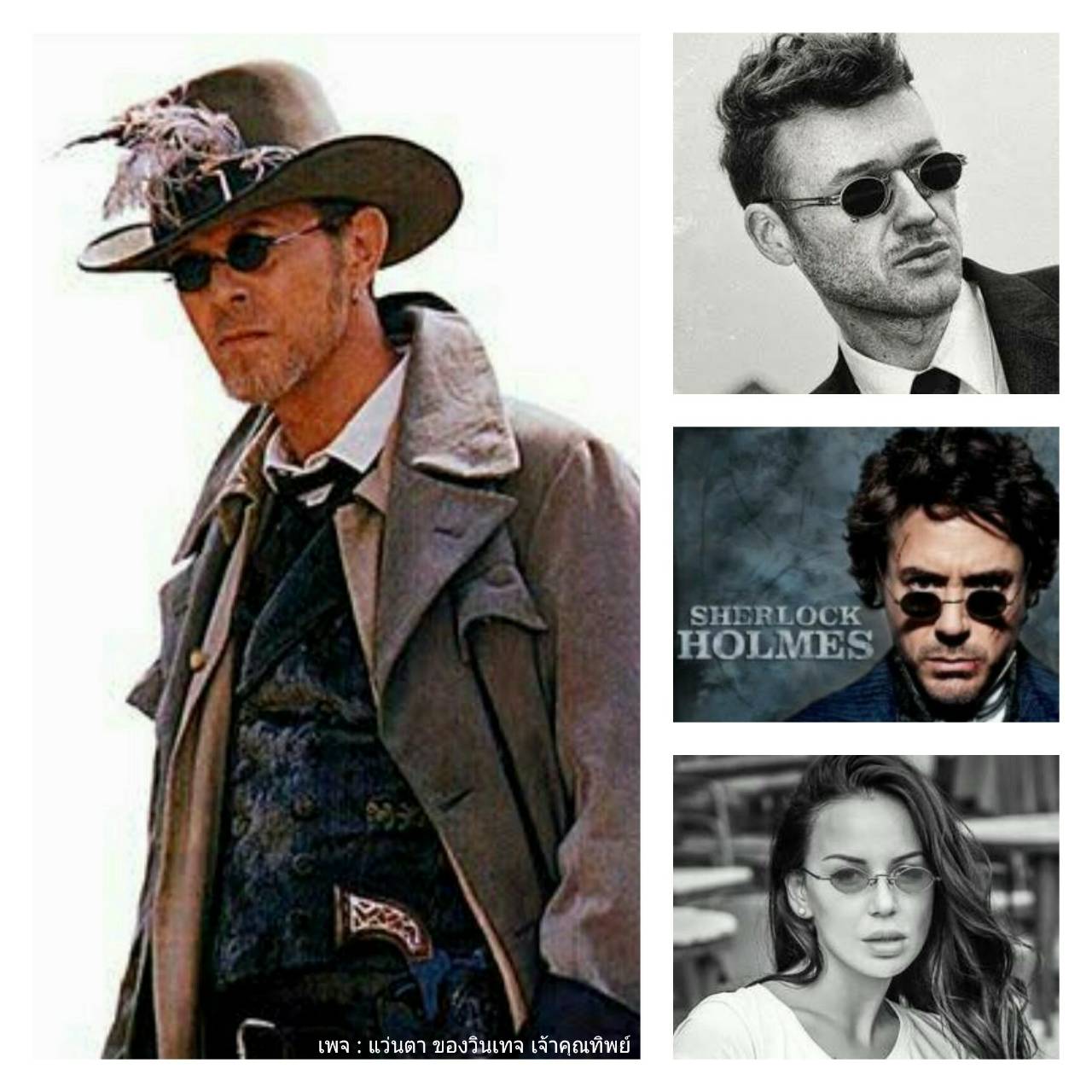 แว่นสายตาอเมริกันสตีมพังก์ แอล เอ อายเวิร์ก ทศวรรษ 1990 ผลงานลิมิเต็ดเอดิชันของช่างฝีมือสายพันธุ์แคลิฟอร์เนียน บาร์บารา แมคเรย์โนลด์ และ เก เกราร์ดี  กรอบงานทองรมดำ โบนัสพิเศษ เลนส์บลูโพรเทคมัลติโค้ท ค่าสายตายาวบวก 175 ป้องกันแสงสีฟ้าที่อันตรายได้สมบูรณ์แบบ Vintage L.A. EYEWORKS handcrafted in Italy