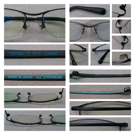 แว่นสายตาระดับพรีเมียมจากประเทศญี่ปุ่น  สมาร์ทฟิต  กรอบไททาเนียมบริสุทธิ์-สิงห์ดำ โมเดล สี่เหลี่ยมผืนผ้า-คลาสสิค โบนัสพิเศษ เลนส์ บลู โพรเทค มัลติโค้ท ใสปิ๊ง ค่าสายตายาวบวก 250 ป้องกันแสงสีฟ้าที่เป็นอันตรายได้อย่างสมบูรณ์แบบ  Authentic SMART FIT handmade in the 2010s in Japan