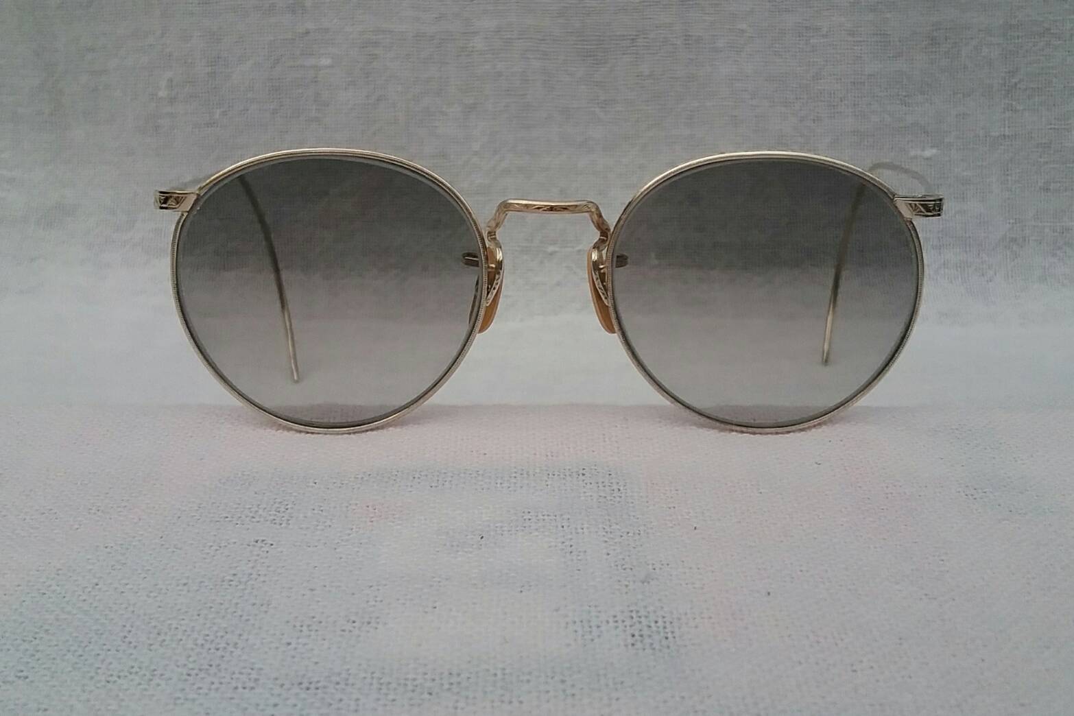 ชุมนุมที่สุดแห่งแว่นตา เอโอ ต้นตำรับ ฟูล - วิว ทศวรรษที่ 1930's☆ ทองอเมริกันโกลด์ฟิลด์ 12 K เดินลายท