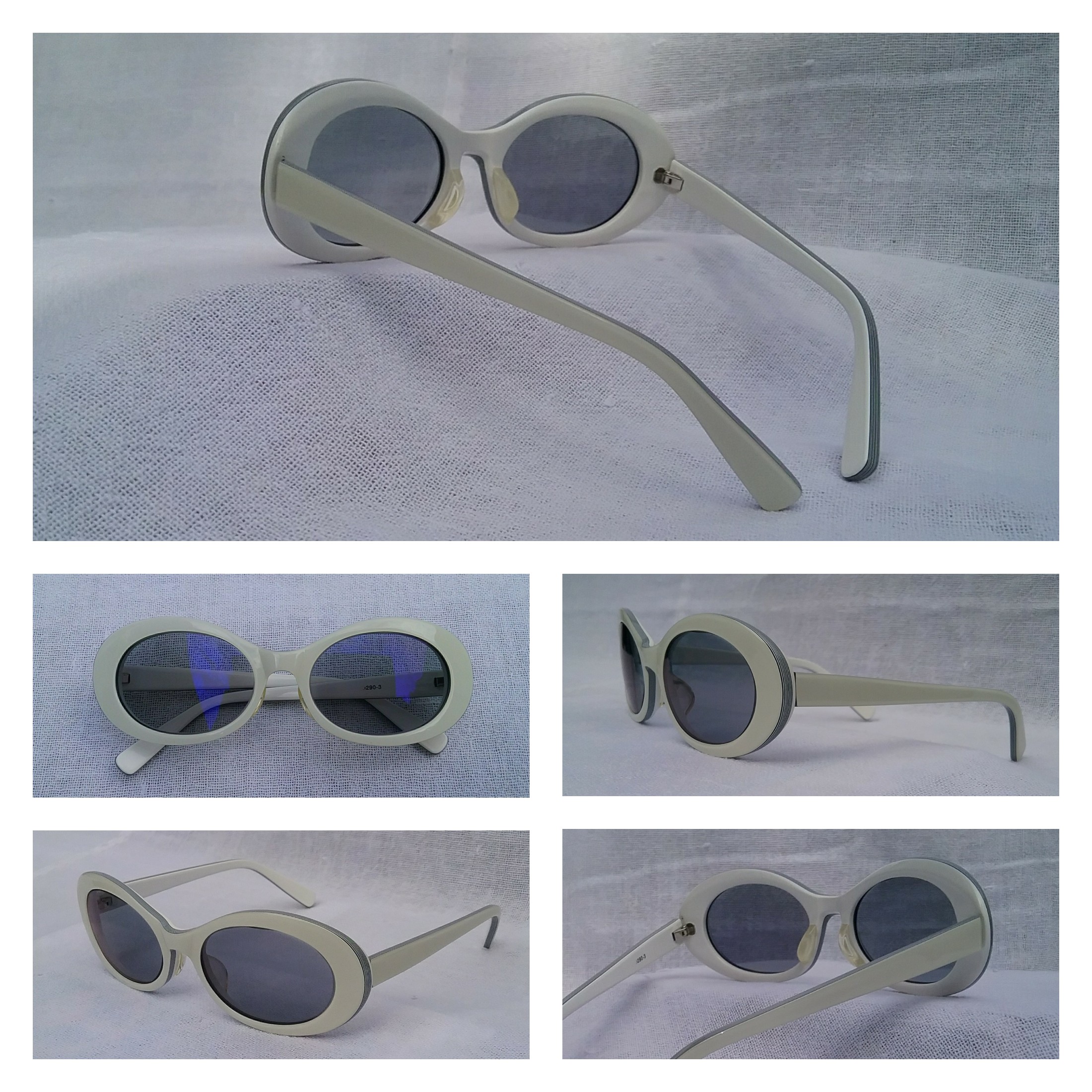 แว่นตาเคิร์ท โคเบน สไตล์ ผู้นำจิตวิญญาณยุคกรันจ์ 90s กอมซาอ็อพติก เก่าเก็บทศวรรษ 2000 ราคาอนุบาลน่ารัก กรอบอะซีเทต-เกรดพรีเมียม-ขาวจั๊ว เลนส์ออโต้โพลีคาร์บอเนทปรับสีอัตโนมัติ ความเข้ม 80 เปอร์เซนต์ กันแดด ป้องกันยูวีและแสงสีฟ้าอันตรายจากคอมพิวเตอร์ได้อย่างสมบูรณ์แบบ Authentic COMME CA OPTIQUE Japan