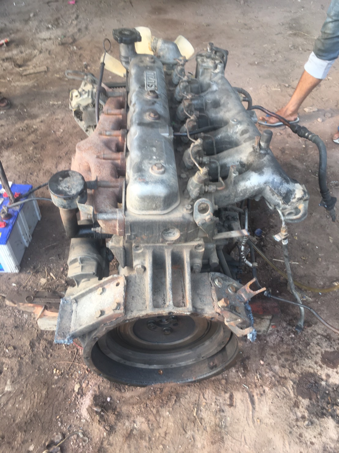 เครื่อง ISUZU 6BD1 ปั้มลมเพาเวอร์ พร้อมใช้งาน50000บาท