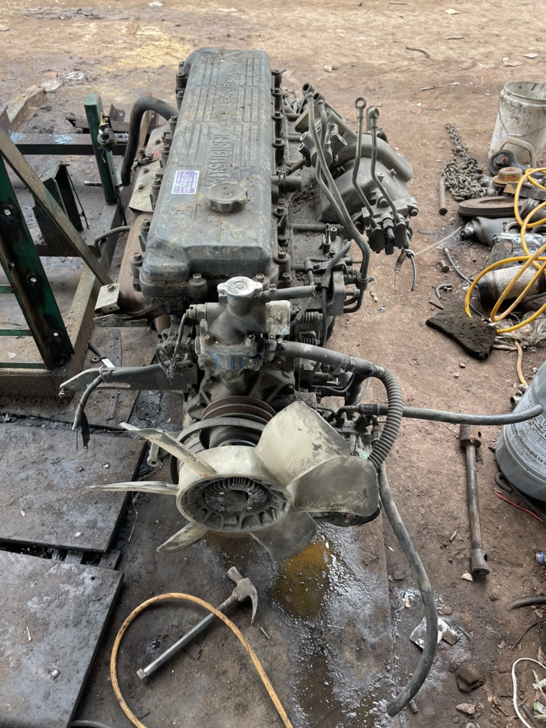 แยกอะไหล่ มิตชู 6M61  ทุกชิ้น 0816278866