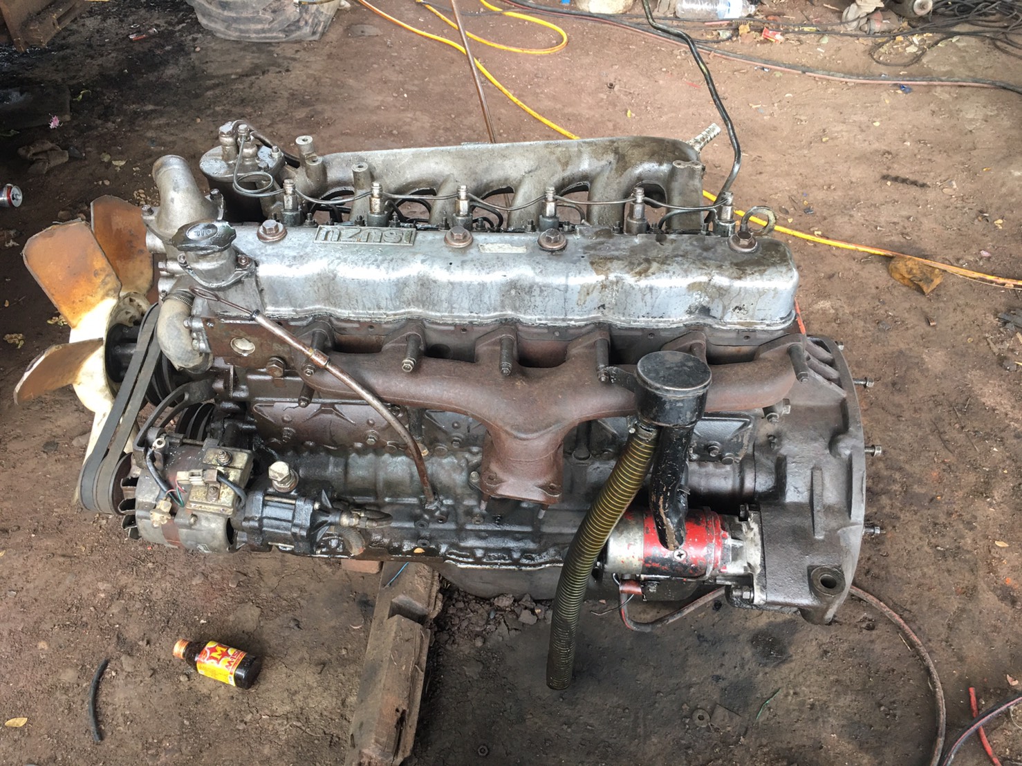 ISUZU 6BF1 170แรง ปั้มลม 45000 บาท