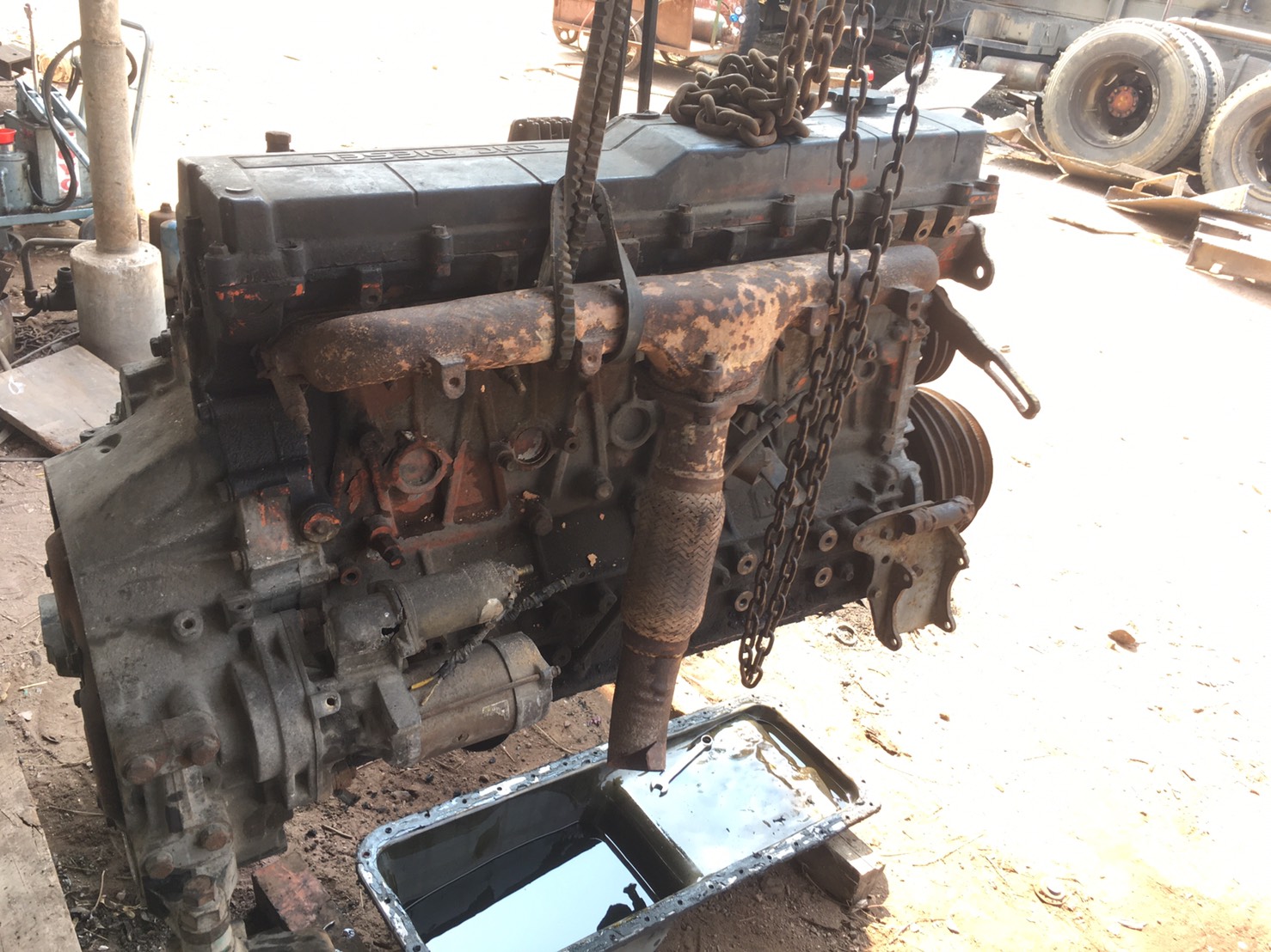 แยกอะไหล่ 6HE1 ISUZU 195 แรง ข้อเหวี่ยง STD