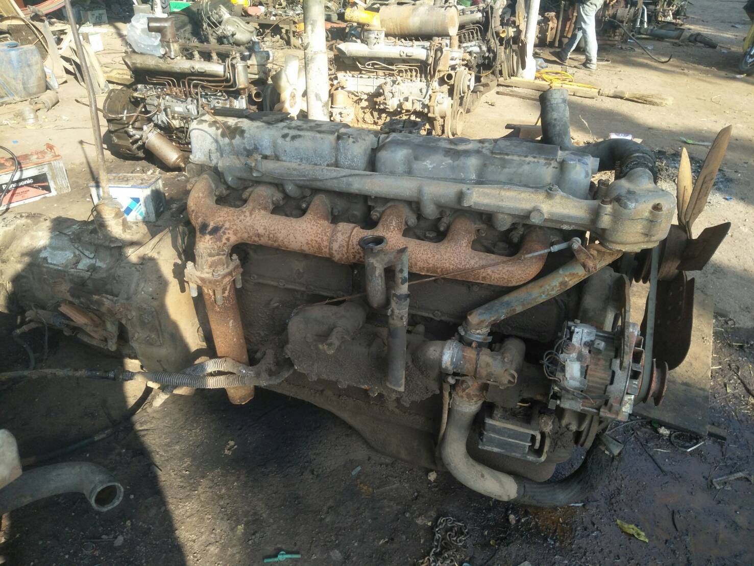 เครื่องนิสสัน PD6 185 แรงพร้อมเกีย 50000 บาท พร้อมใช้งาน 0816278866