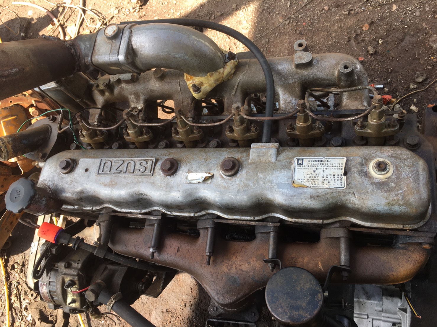 เครื่อง ISUZU 6BF1 170 แรง พร้อมใช้งาน  49000บาท