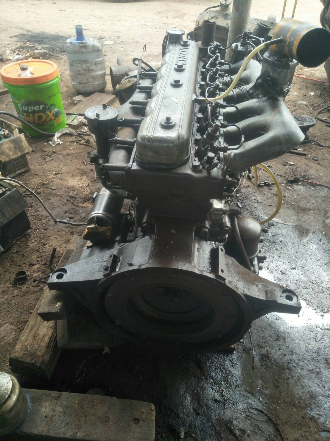 เครี่อง ISUZU 6BB1 145 แรง 35000 บาท เครื่องรถตัก 0816278866