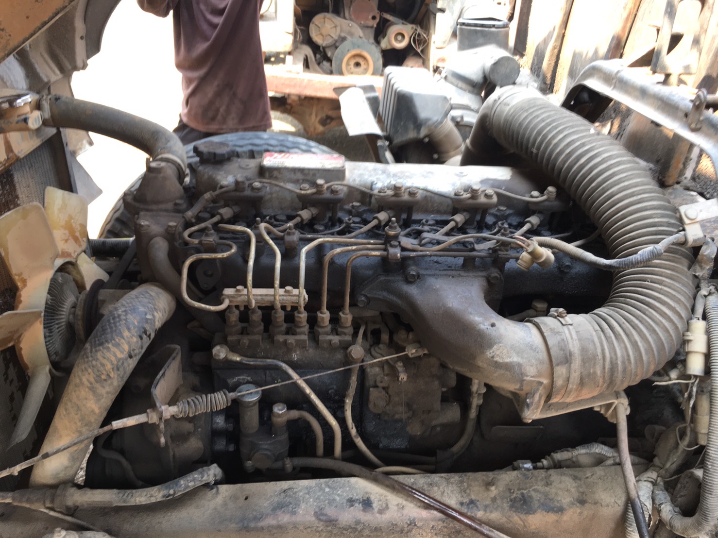 เครื่อง HINO WO6E 165แรง พร้อมใช้งาน 50000บาท ใบชื้อขาย