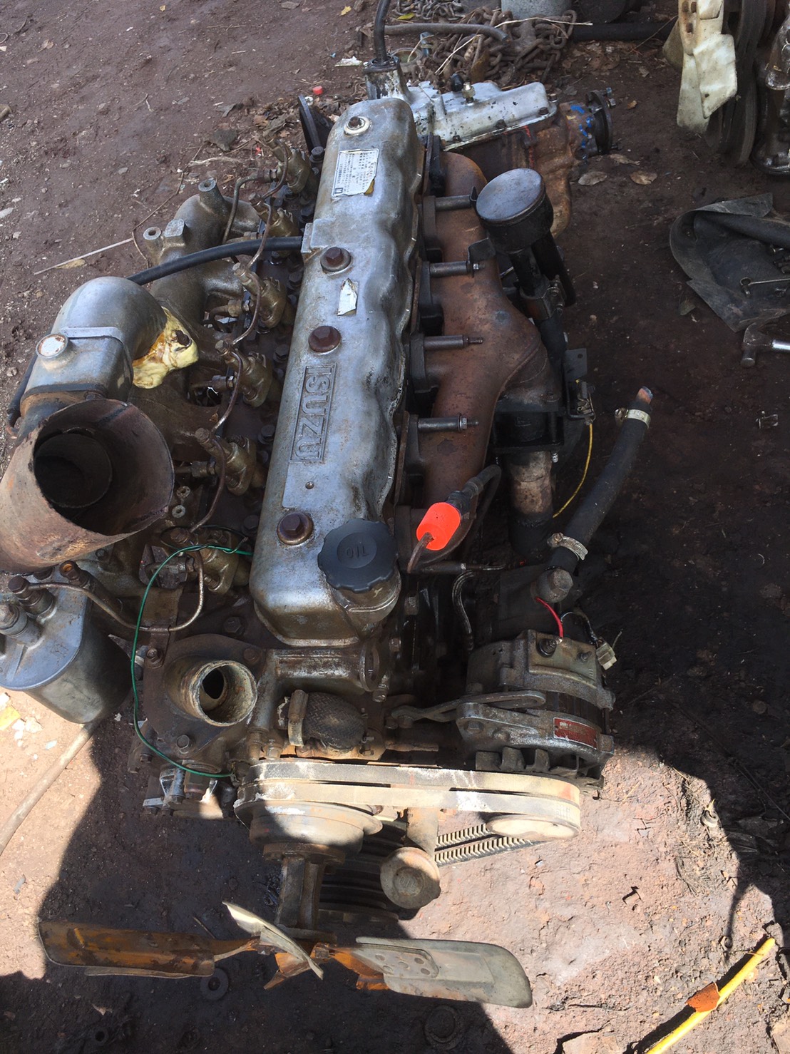 เครื่อง ISUZU 6BF1 170 แรง พร้อมใช้งาน  49000บาท