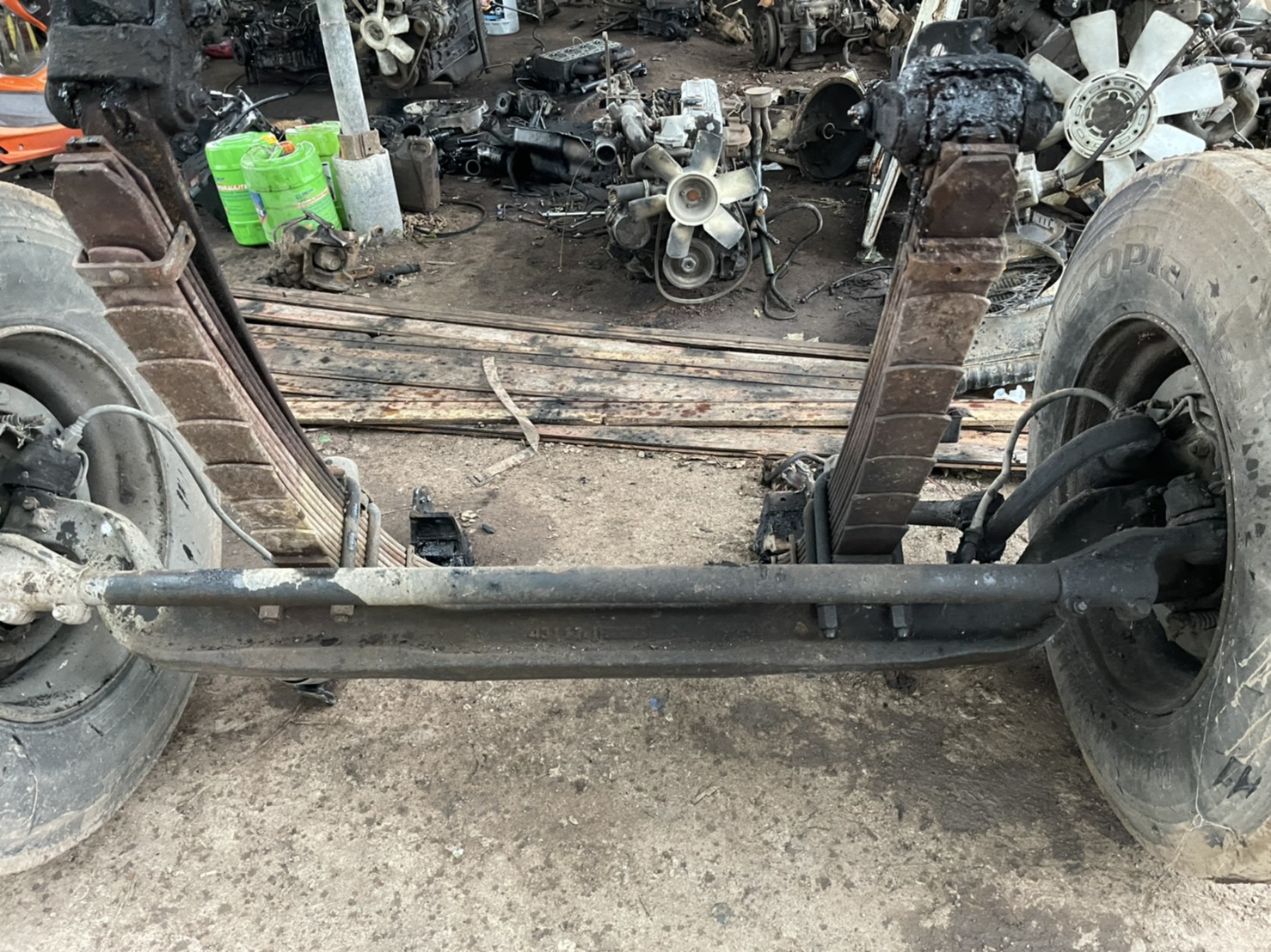 คานหน้า Hino พร้อมแหนบ 19000บาท สะดือ 31 นิ้ว พร้อมใช้งาน 0816278866