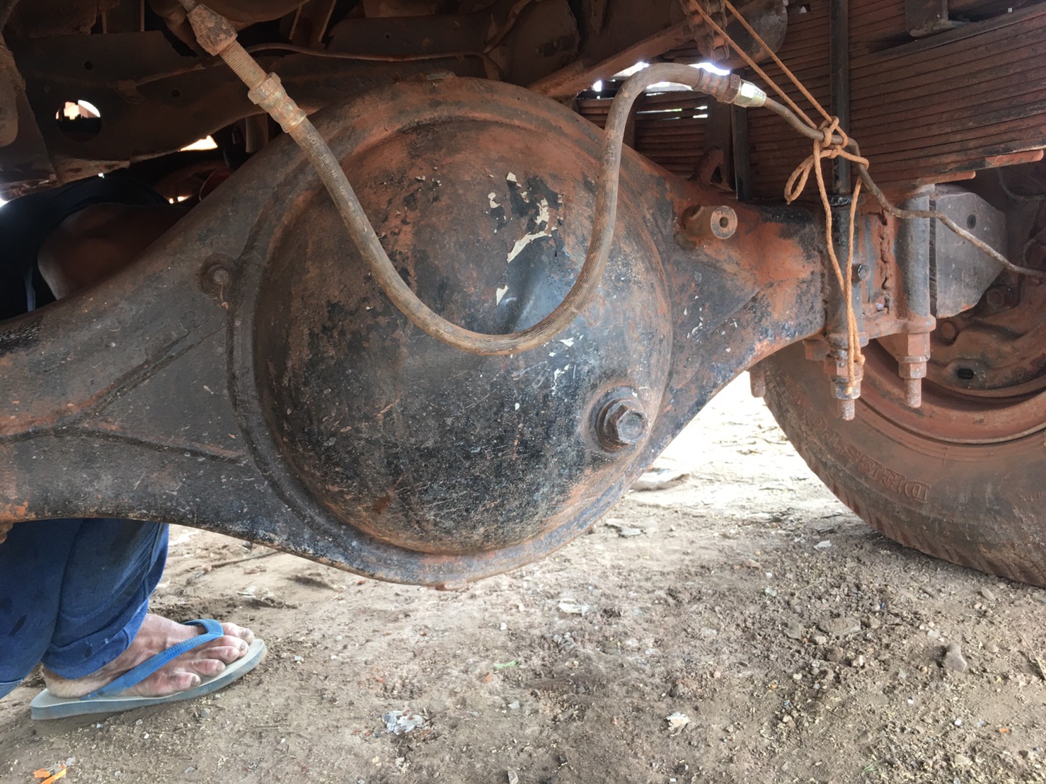 เพลา F ISUZU 7/1 พร้อมแหนบ 26000บาท พร้อมใช้งาน