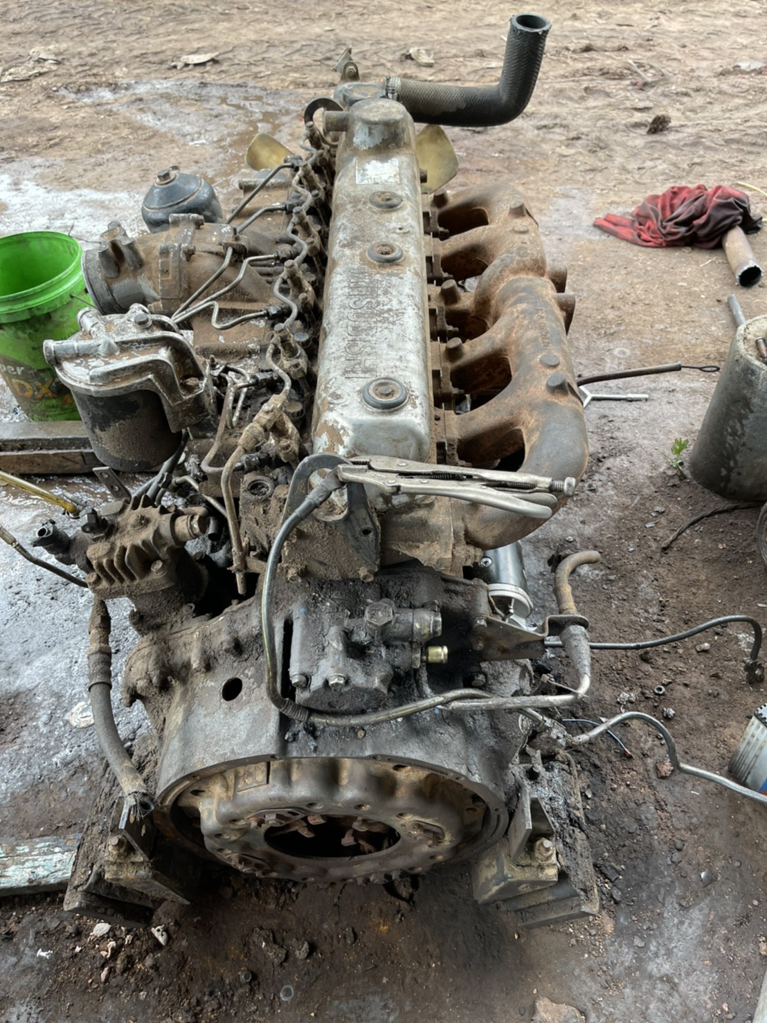 เครื่อง 6D16 68000 บาท พร้อมใช้งาน ใบชื้อขาย 0816278866