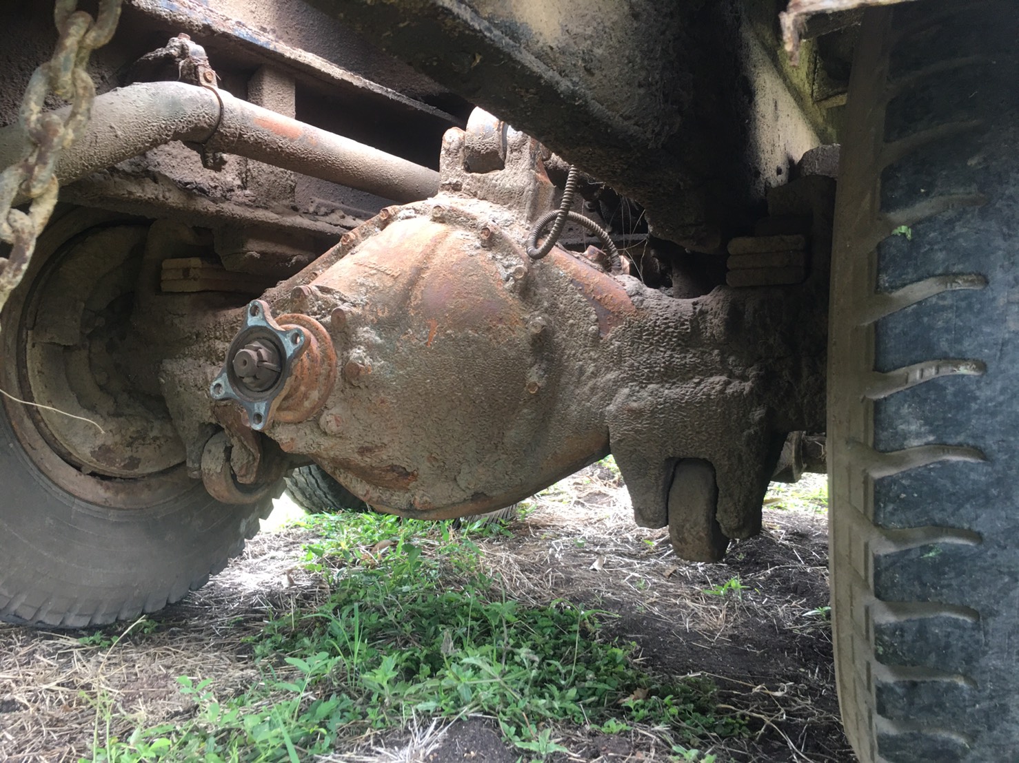 ชุดเพลาเดียว ฟูโซ่ 518 เบรคใหญ่ ยกแพร 55000 บาท พร้อมใช้งาน