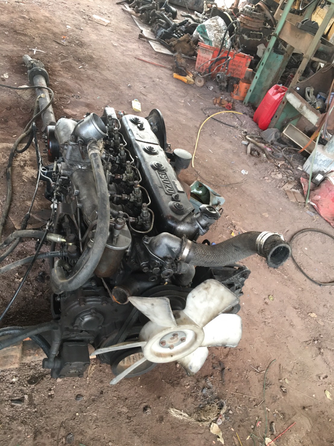 เครื่อง ISUZU 6BF170 แรง ปั้มลม เพาเวอร์ ใบคลุม 50000บาท