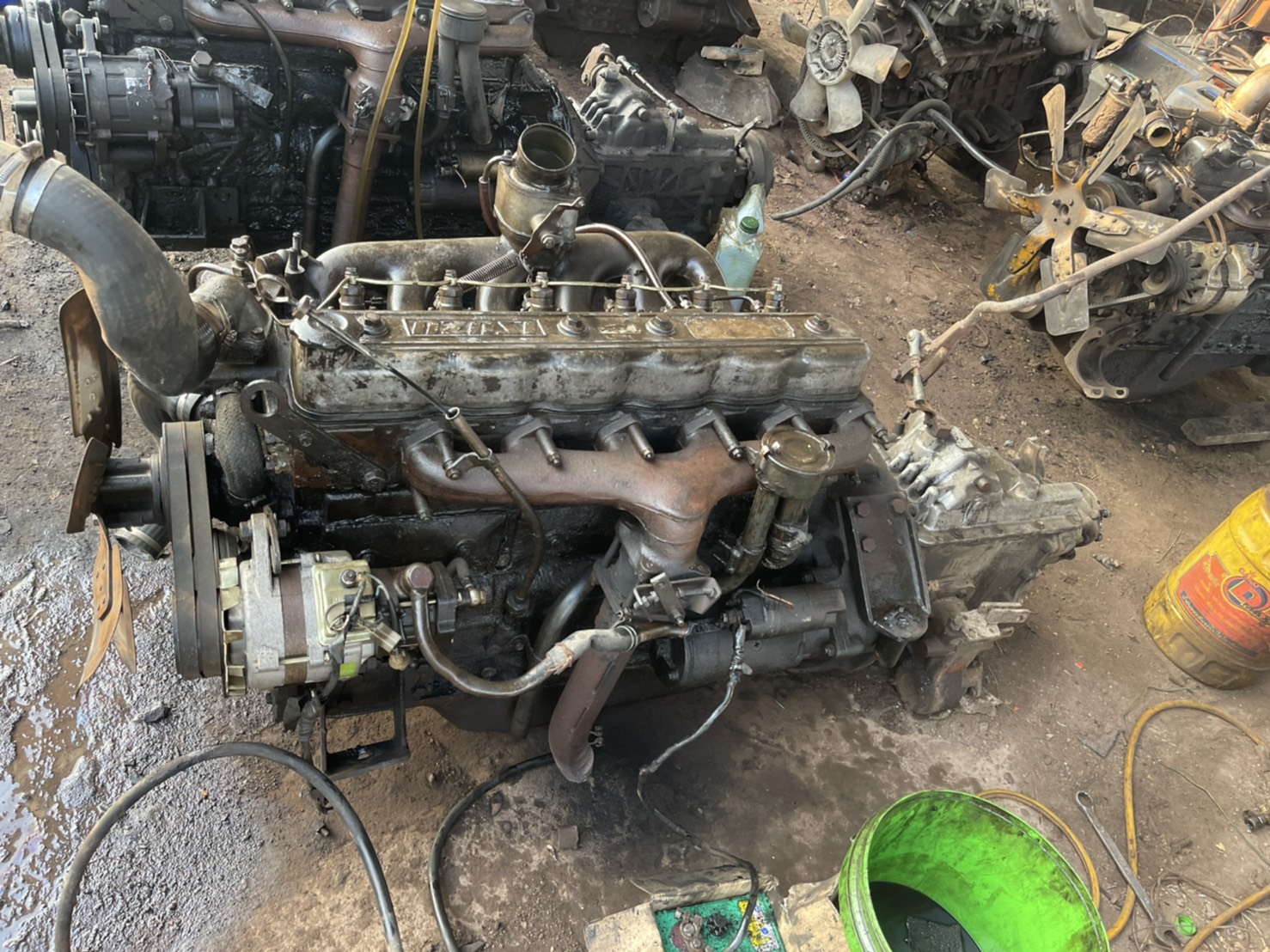 เครื่อง ISUZU 6BB1 145 แรง พร้อมเกียร์ 38000 บาท 0816278866