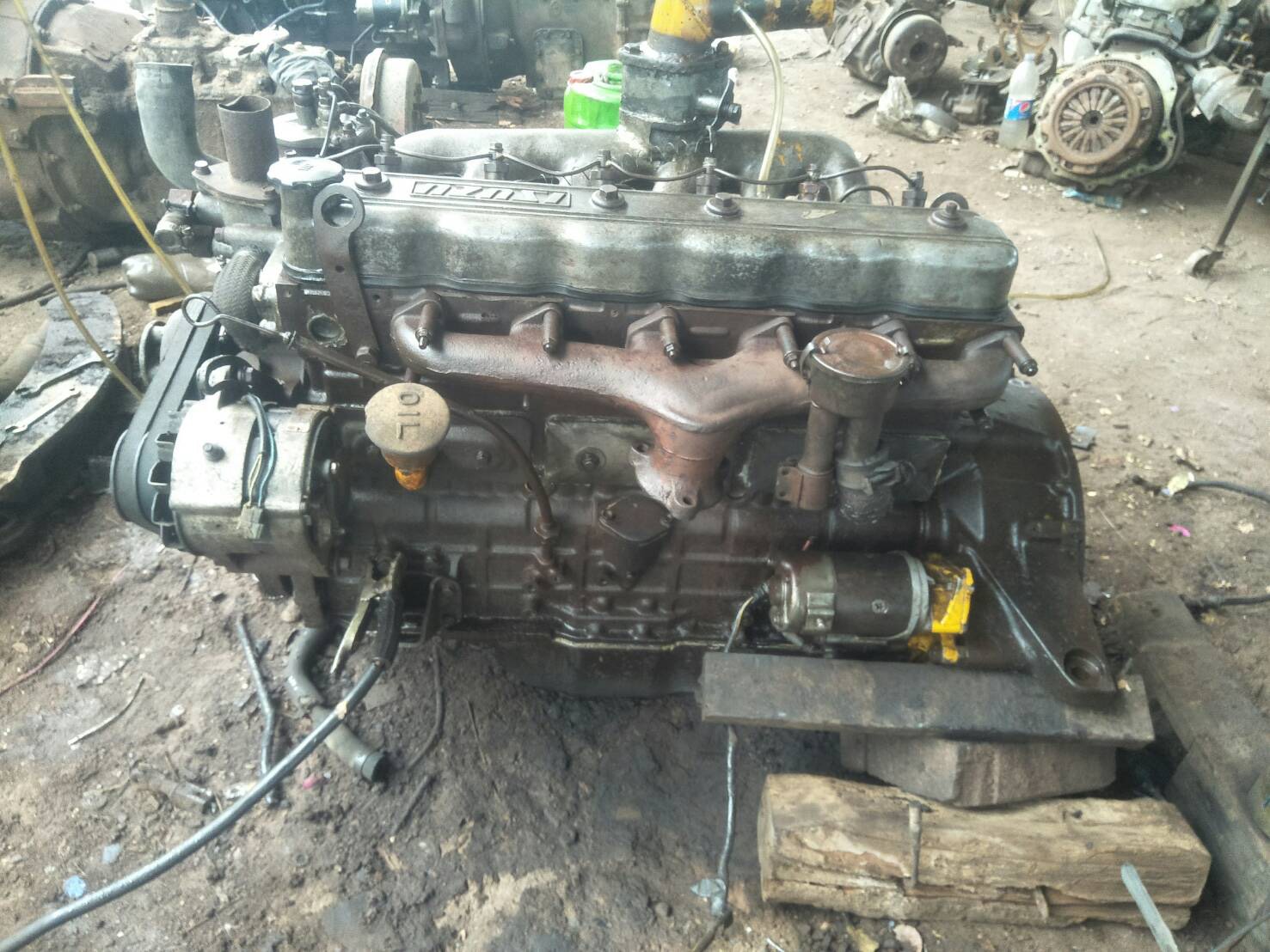 เครี่อง ISUZU 6BB1 145 แรง 35000 บาท เครื่องรถตัก 0816278866