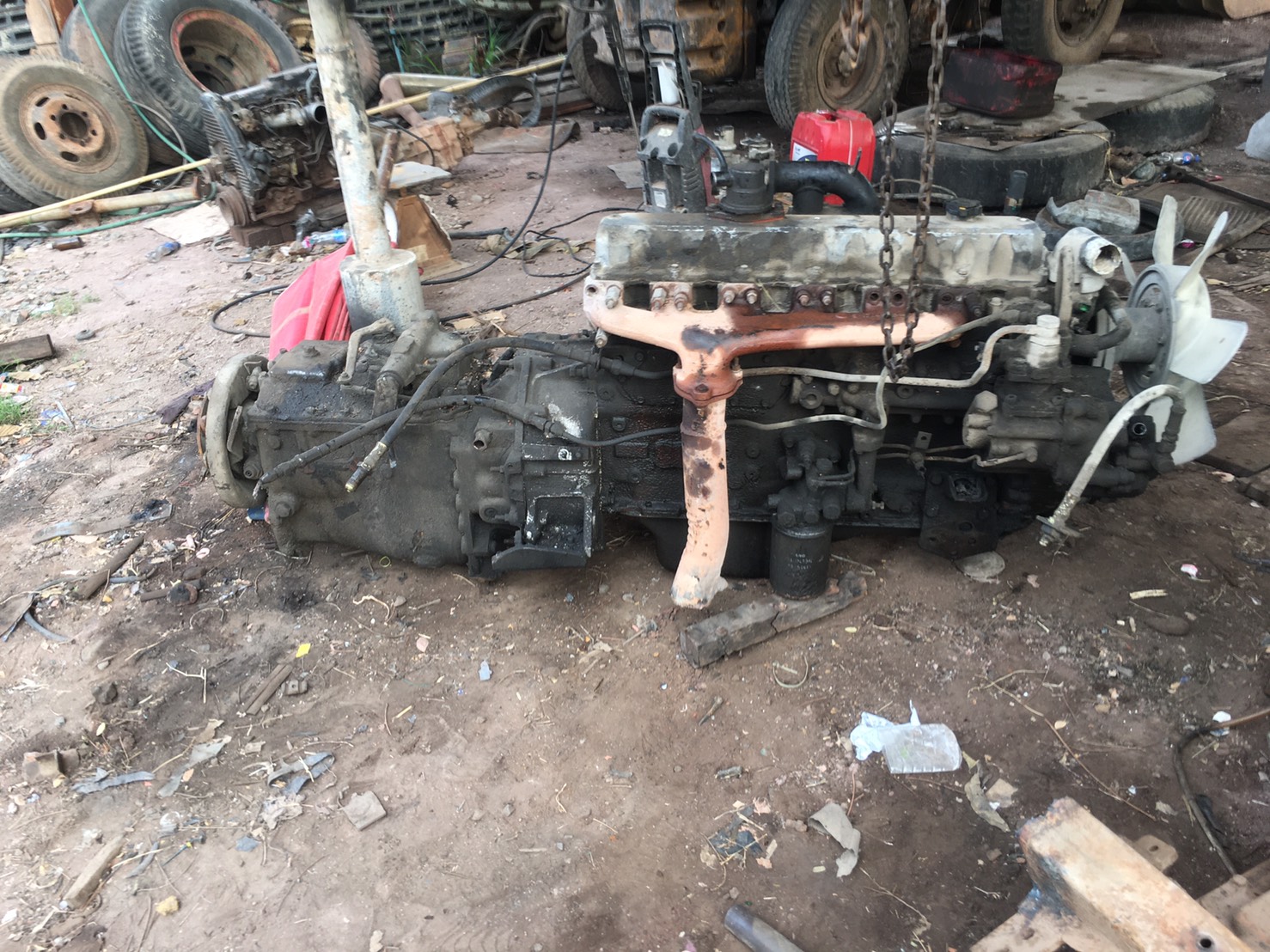 เกียร์ ฟูโซ่ M8-2 6เกียร์ถอย พร้อมเกียร์ฝาก 28000บาท