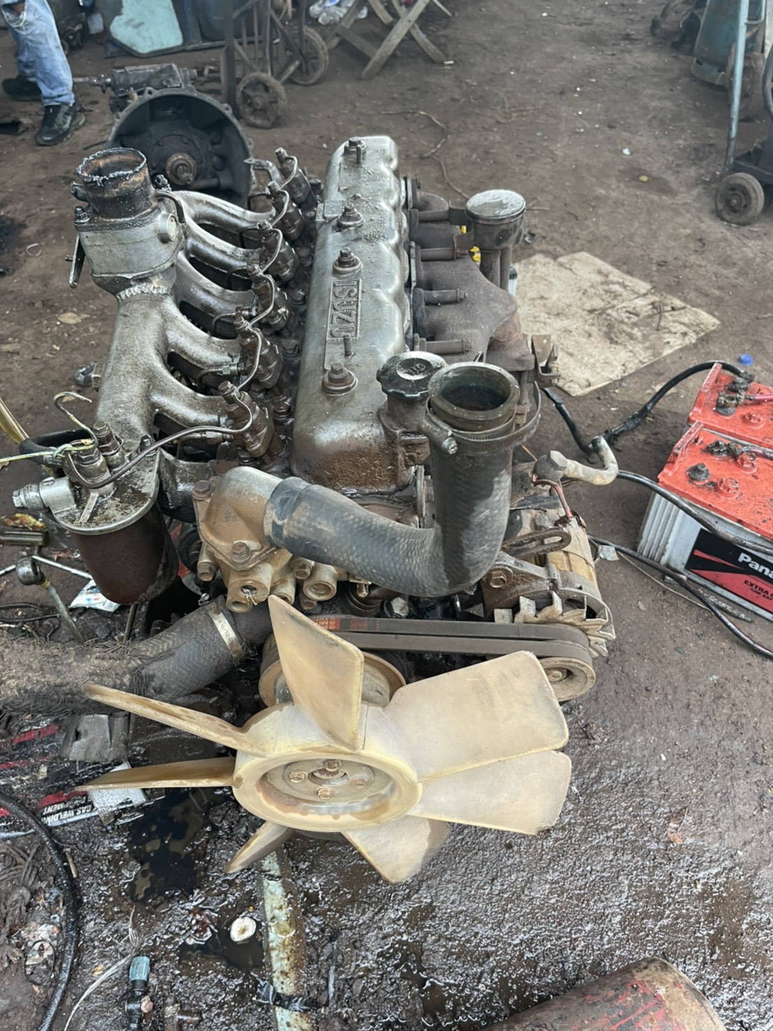 เครื่อง ISUZU 6BB1 145 แรง 38000 บาท พร้อมใช้งาน 0816278866