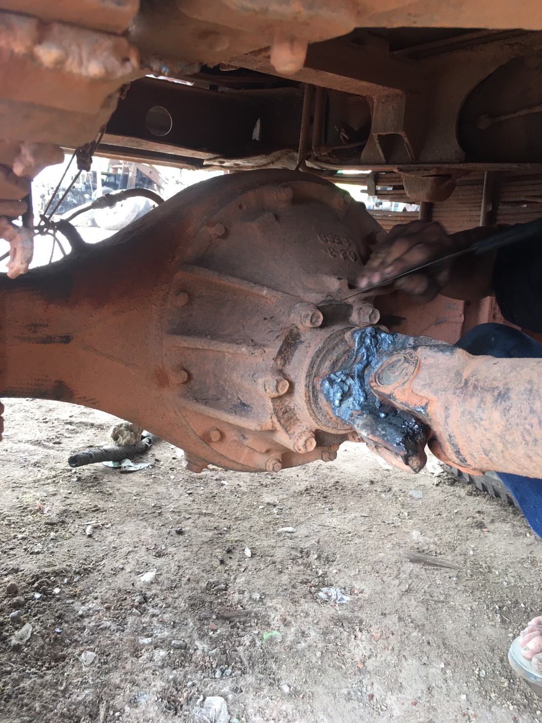 เพลา F ISUZU 7/1 พร้อมแหนบ 26000บาท พร้อมใช้งาน