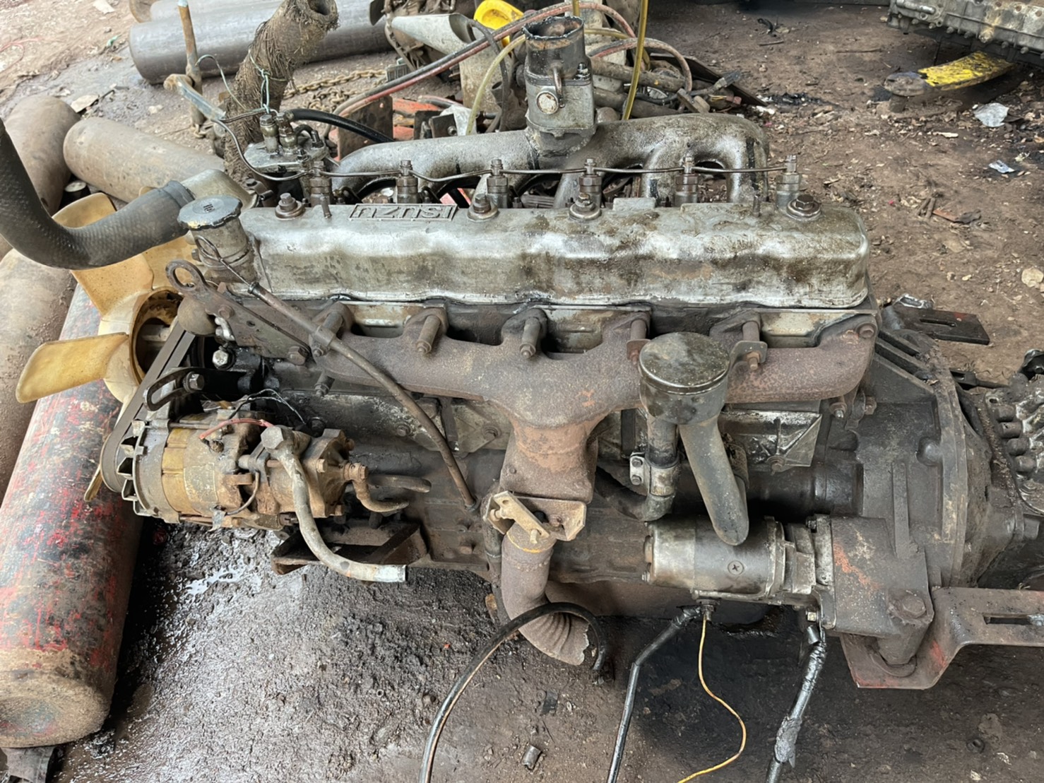 เครื่อง ISUZU 6BB1 145 แรง 38000 บาท พร้อมใช้งาน 0816278866