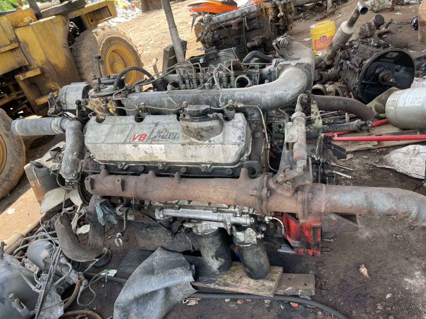 เครื่อง Hino V8 EF750 300 แรง 59000 บาท พร้อมใช้งาน 0816278866