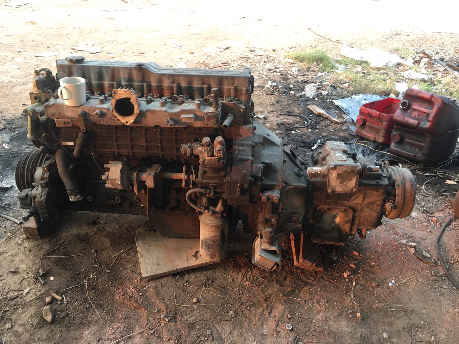 แยกอะไหล่ 6HE1 ISUZU 195 แรง ข้อเหวี่ยง STD