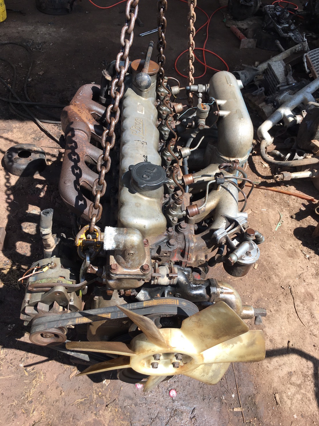 เครื่อง HINO EH700 168แรง 46000บาท พร้อมใช้งาน