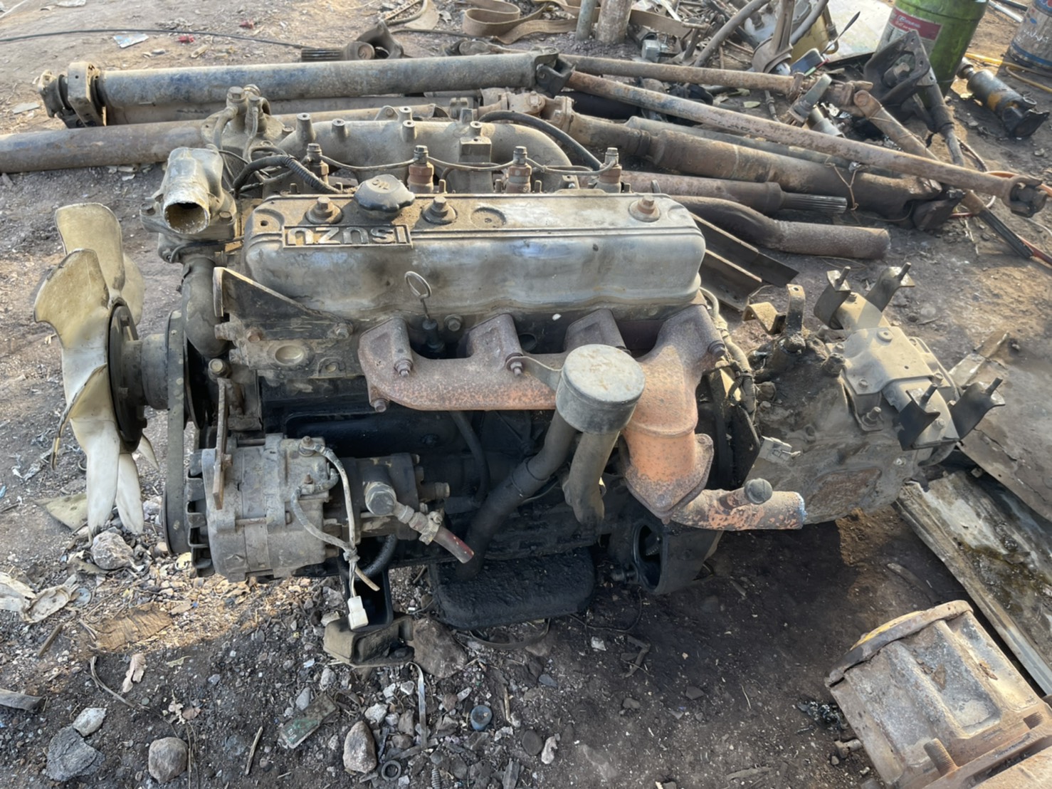 เครื่อง ISUZU 4BD1 115แรง พร้อมเกียร์ เครื่อง ISUZU 4BD1 115แรง พร้อมเกียร์