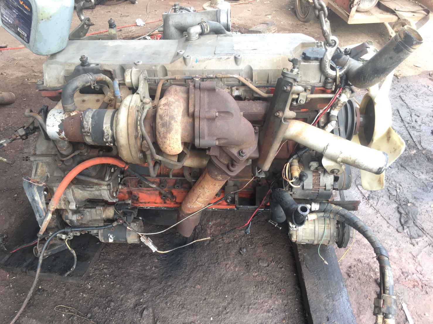 เครื่องพร้อมเกียร์ 6HK1 240แรง พร้อมเกียร์ อีตัน 145000บาท พร้อมเอกสาร เครื่องพร้อมเกียร์ 6HK1 240แรง พร้อมเกียร์ อีตัน 145000บาท พร้อมเอกสาร