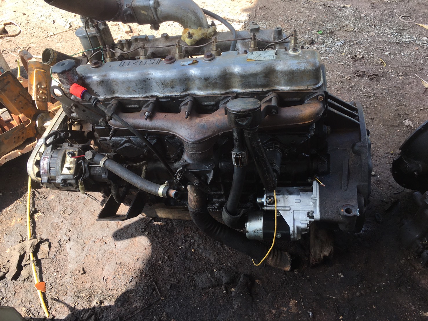 เครื่อง ISUZU 6BF1 170 แรง พร้อมใช้งาน  49000บาท