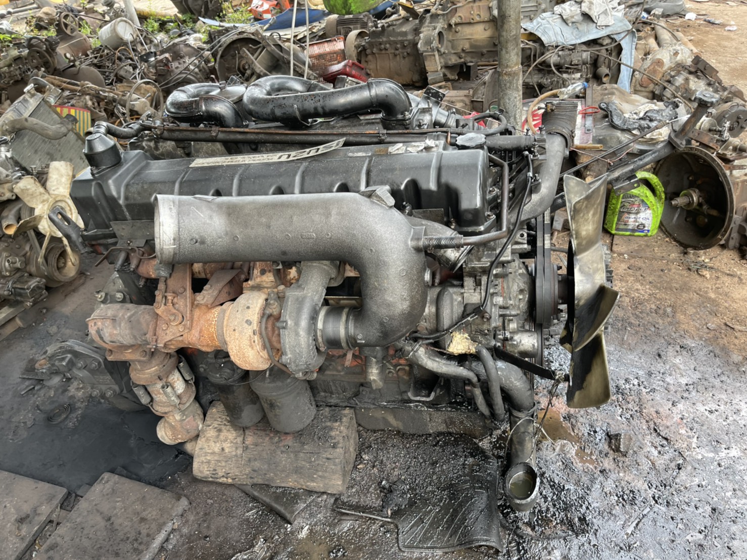 เครื่อง ISUZU 360 แรง 6WA1 พร้อมใช้งาน 0816278866