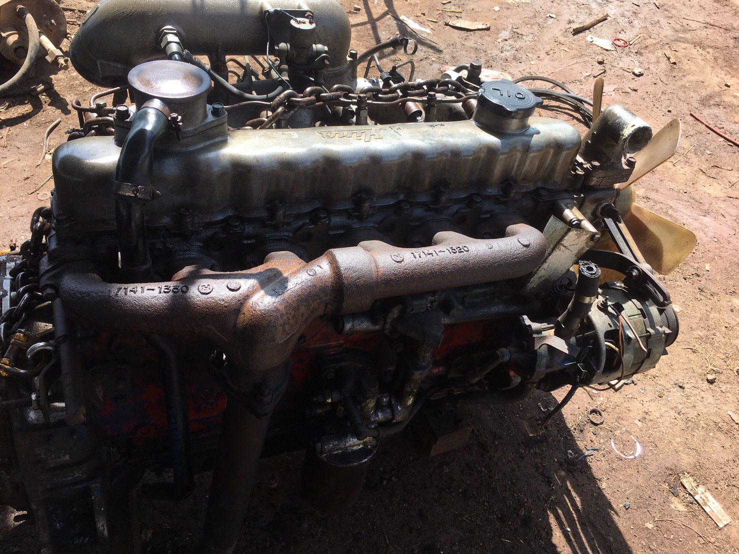 เครื่อง HINO EH700 168แรง 46000บาท พร้อมใช้งาน