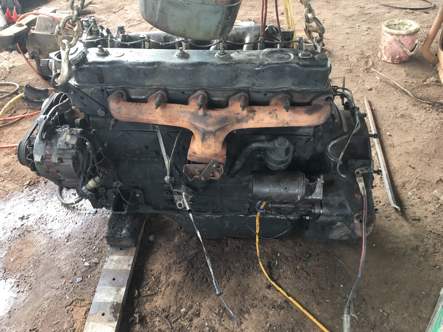 เครื่อง6BG1 175แรง ปั้มลม เพาเวอร์ ใบคลุม 60000บาท