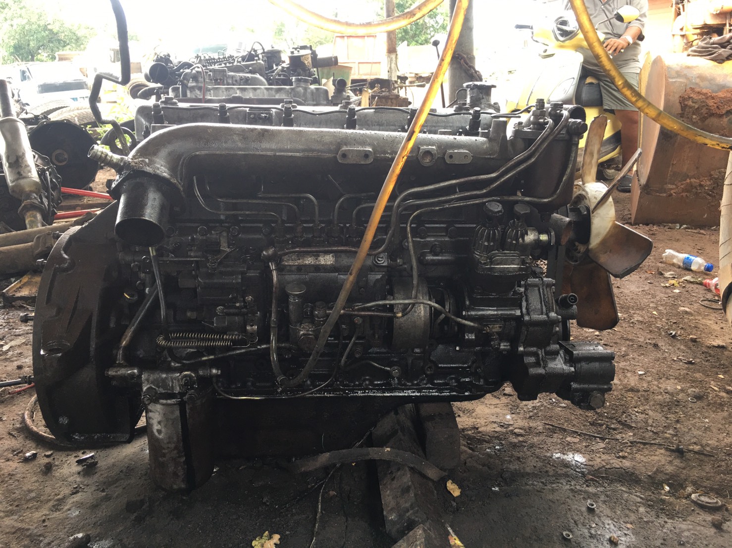 ISUZU 6BF1 170แรง ปั้มลม 45000 บาท