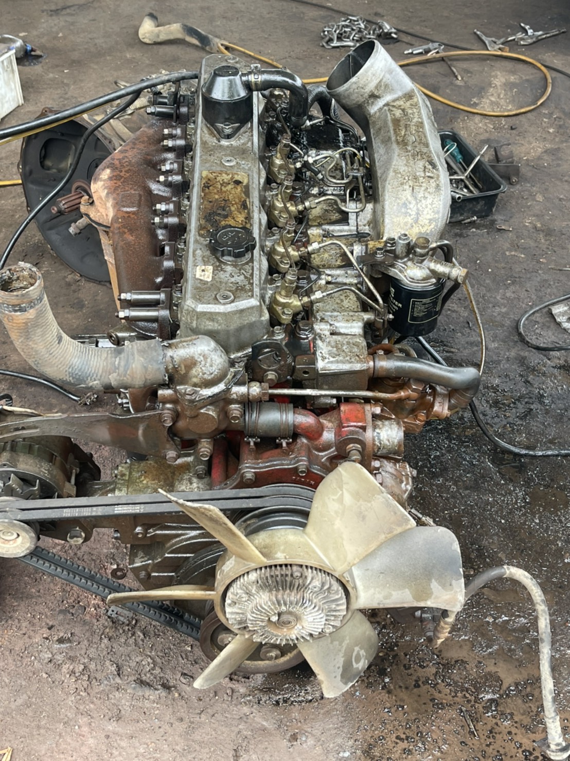 เครื่อง HINO HO7D 195แรงม้า