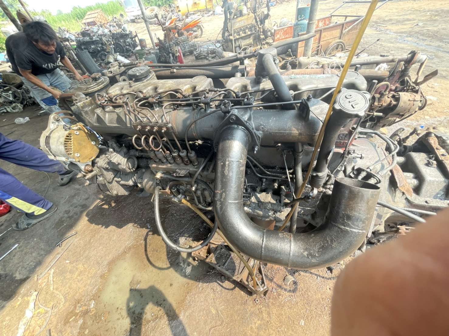 เครื่อง HINO EK100 พร้อมเกียร์